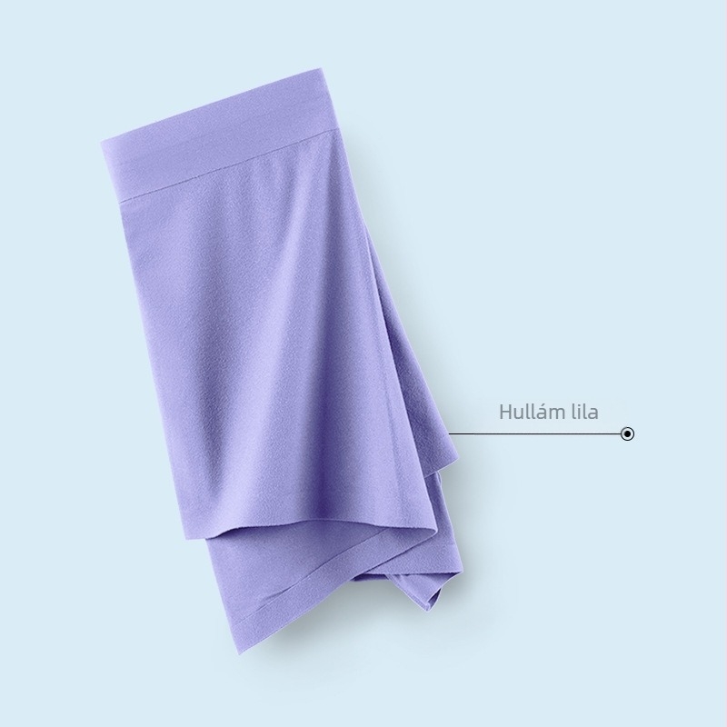Férfiaknak készült varrat nélküli boxeralsó, puha bolyhos anyag, bélés a keresztnél Mulberry Silk, antibakteriális, egyszínű, pamutszerű érzet