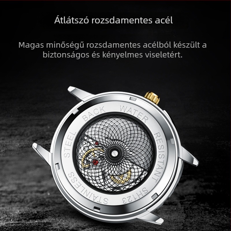 Férfi sportos kvarc karóra Seagull 56 mozgatás, 30 m vízállóság, lumineszcens analóg kijelző