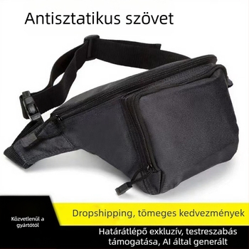 Antisztatikus övtáska villanytöltőnek, vízálló és kopásálló