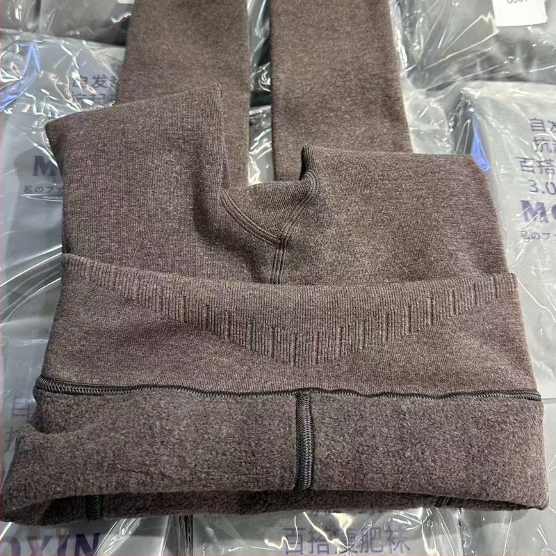 MoXin 6809 Vastagított verzió, 350 g fleece-béléses termosz leggings, enyhe nyomás, sokoldalú karcsúsító harisnya