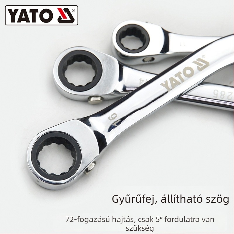 YATO kombinált csavarkulcs, 45# acélból