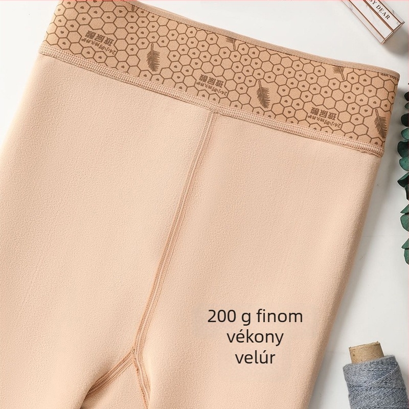 Nylon harisnyanadrág, melegen tartó, egyszínű, középső vastagság, egyoldalú ágyék rész