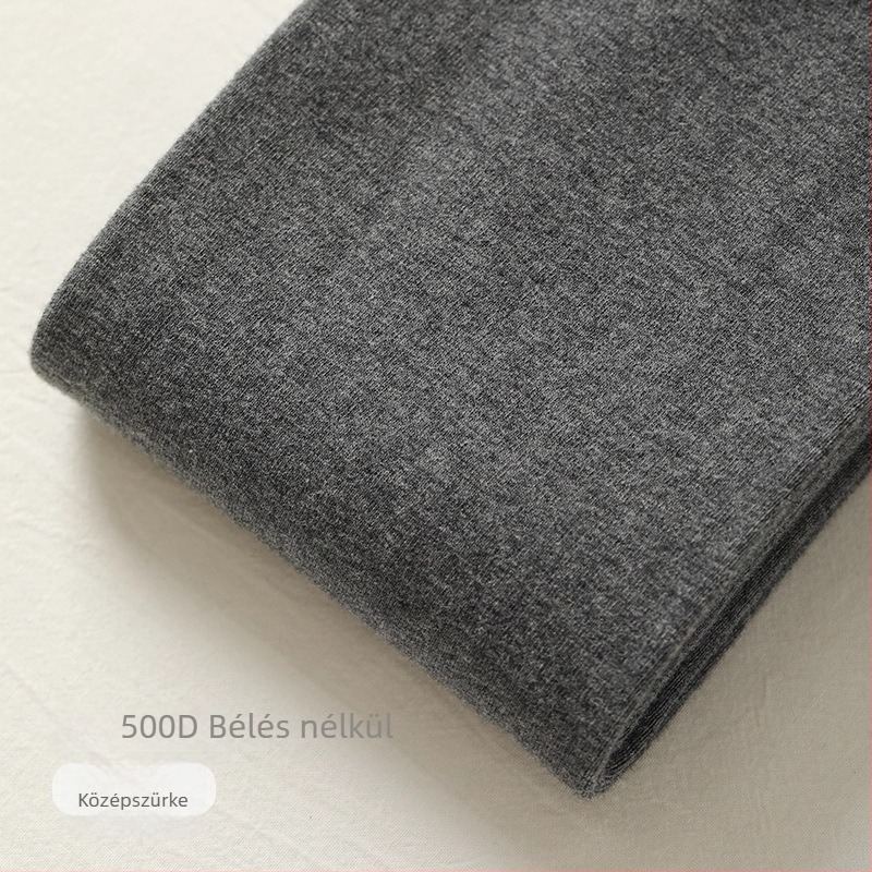 Női pamut leggings fleece belsővel, vastag téli változat, alkalmas tavasszal és ősszel, enyhe kompresszió a karcsúsításért
