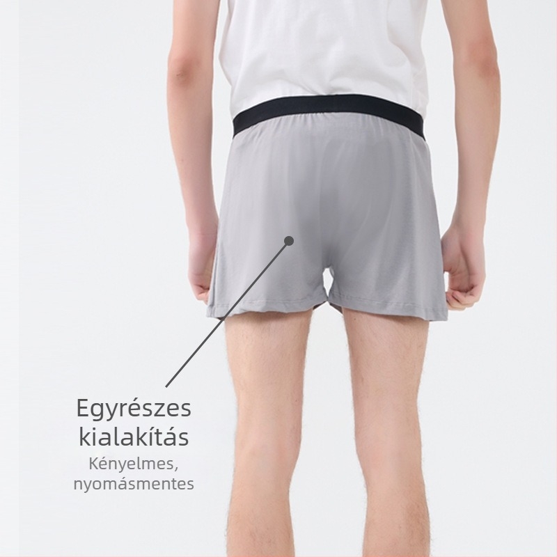 Férfi alsónemű rövidnadrág Lanjing Tencel anyagból, pamut bélés, lélegző, középmagas derék, 41–50D szálvastagság