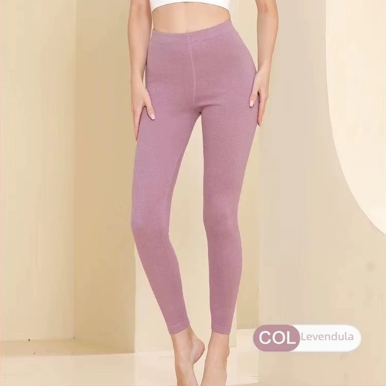 Női gyapjú-alapú termos leggings, magas derék, dupla réteg, erős melegség, elasztikusság, anti-pilling