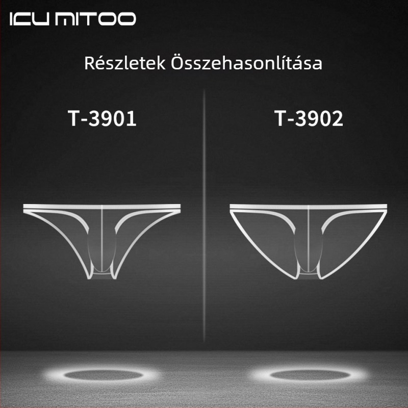 Férfi hálós boxeralsó, átlátszó és lélegző, nylon 80–90%, középmagas derekú