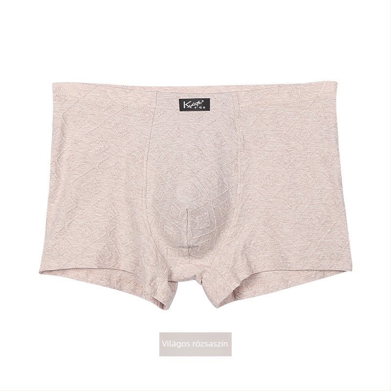 Nyári, tiszta pamut férfi alsónemű középtalpas, gyorsan száradó boxer briefs, bőrbarát, antibakteriális
