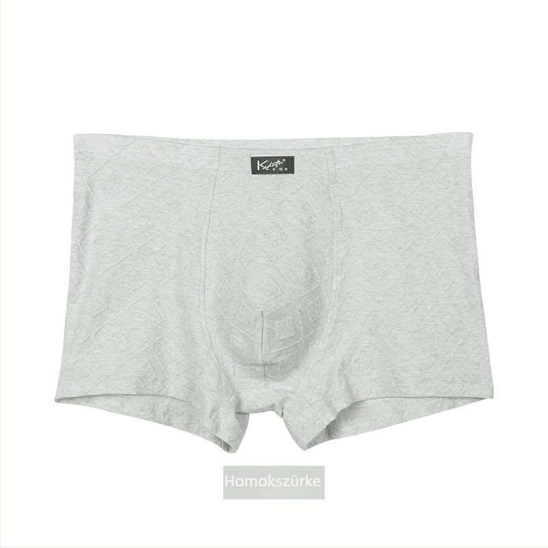 Nyári, tiszta pamut férfi alsónemű középtalpas, gyorsan száradó boxer briefs, bőrbarát, antibakteriális