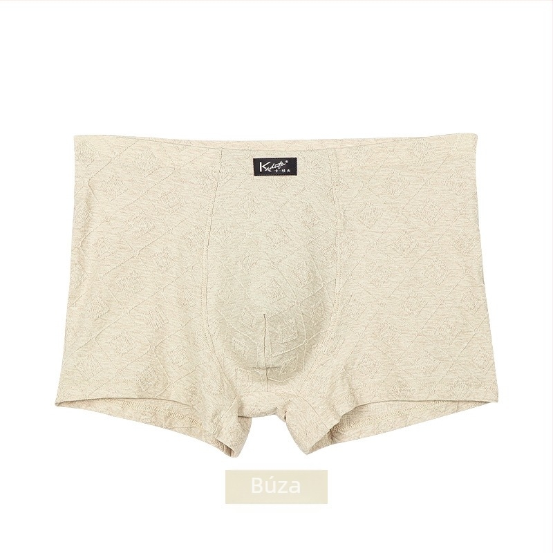 Nyári, tiszta pamut férfi alsónemű középtalpas, gyorsan száradó boxer briefs, bőrbarát, antibakteriális