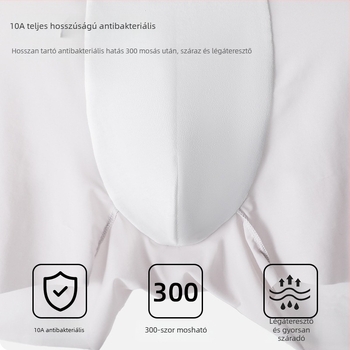 Nyári ultra vékony, gyorsan száradó férfi ice silk alsónemű, 95% pamut az intim részen, lélegző, antibakteriális boxer brief