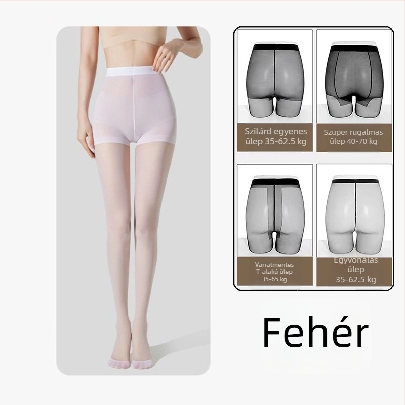 Női anti-snag harisnya, ultra vékony, átlátszó, nude/natural színekben, fekete, tartós