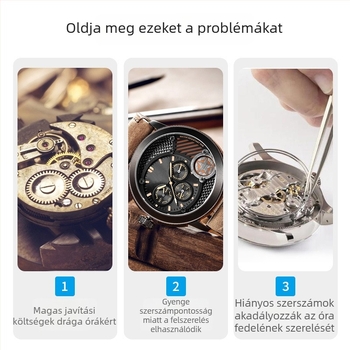 Xing wei qiang óra hátlapja akkumulátor cserélő eszköz, asztali fedél nyomó, 12 formájú készlet, Kína