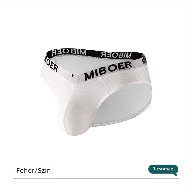 Mober férfi boxeralsó, alacsony derékkal, V-formájú előrész és U-zsebbel, lélegző és kényelmes