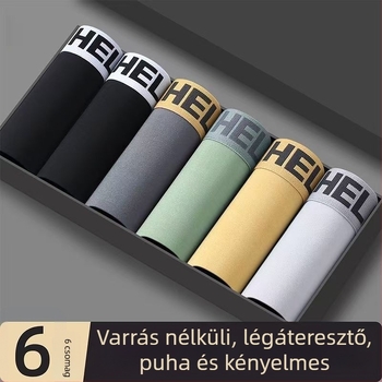 Férfi lélegző, nagyméretű boxeralsó, lazább szabásban, középiskolások számára