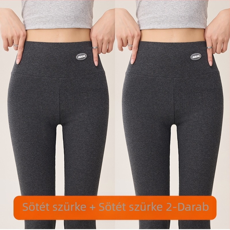 Pamut leggings elasztánnal, crop hossz, magas derék, fenékemelés, mikroelasztikus