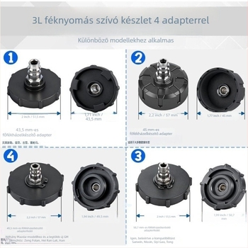 Haolide 3L PE műanyag fékfolyadék utántöltő eszköz autójavításhoz