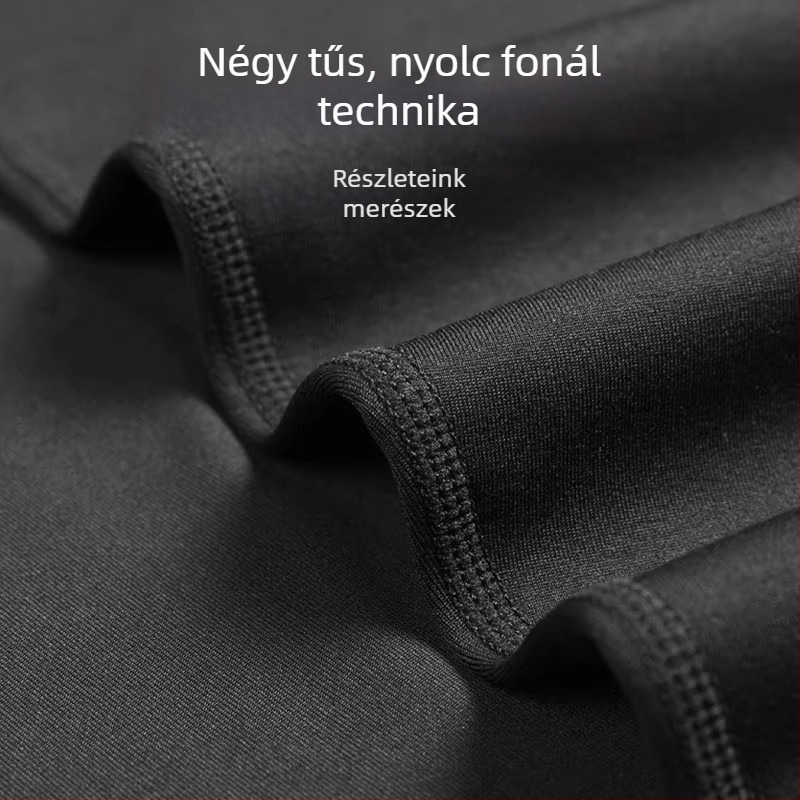 Férfi thermálalsóruha készlet fleece-sel – szűkített szabású felső és nadrág téli öltözethez