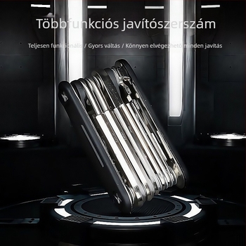 Többfunkciós összecsukható csavarhúzó készlet hex kulcsokkal háztartási használatra