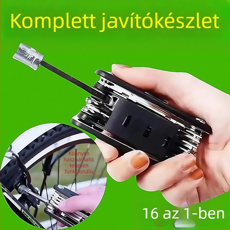 Többfunkciós összecsukható csavarhúzó készlet hex kulcsokkal háztartási használatra