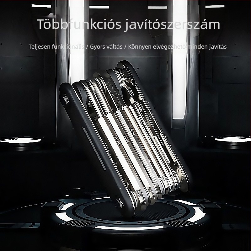 Többfunkciós összecsukható csavarhúzó készlet hex kulcsokkal háztartási használatra