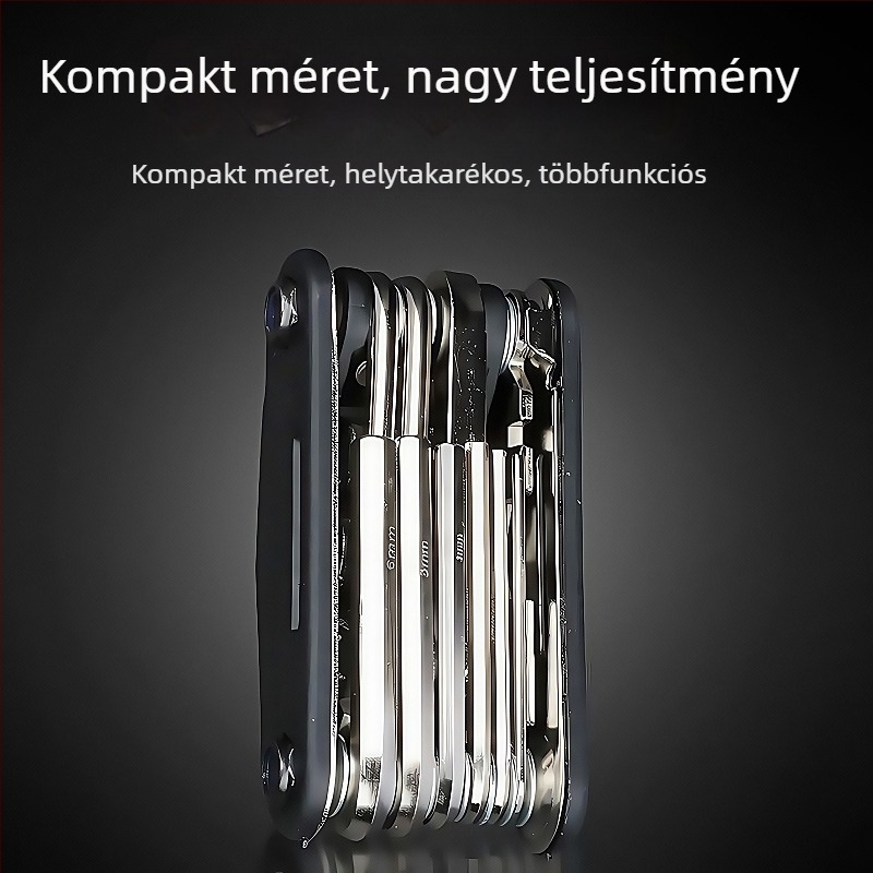 Többfunkciós összecsukható csavarhúzó készlet hex kulcsokkal háztartási használatra