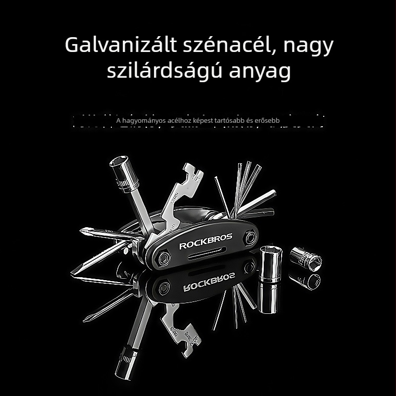 Többfunkciós összecsukható csavarhúzó készlet hex kulcsokkal háztartási használatra
