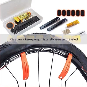 Kerékpár gumi javító készlet, javítószalag és ragasztófilmmel — Anyag: Egyéb; Termékkategória: Egyéb; Importált: Nem; Márka: Unique