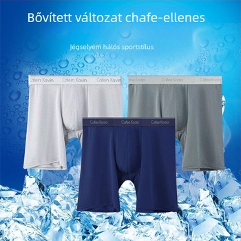 Férfi alsónemű nagy méretben, lélegző hálós anyag, gyorsan száradó, hosszított szabás, Ice Silk