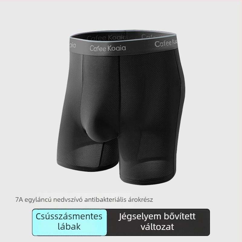 Férfi alsónemű nagy méretben, lélegző hálós anyag, gyorsan száradó, hosszított szabás, Ice Silk