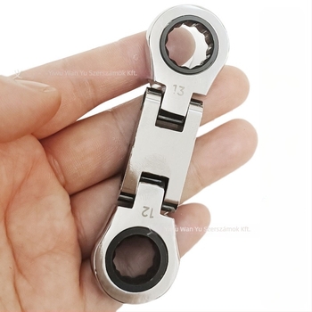 5 részes csattanókulcs készlet állítható fejjel, hordozható textil tokban — Wanyu hardware, króm-vanádium acél, gépjavításra