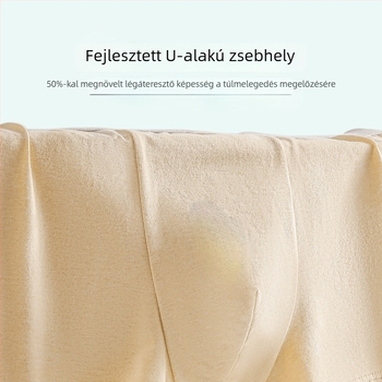 Férfi pamut boxerek középső derekú, lélegző, antibakteriális, 90–95% pamut, kötött