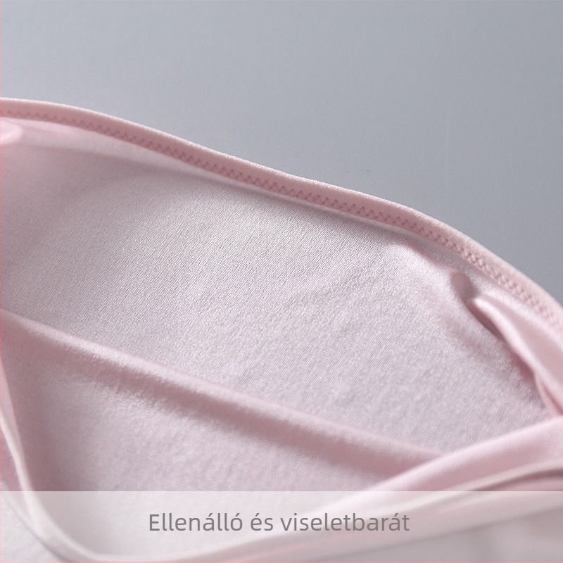 Női magas derekú selyem alsónemű, lélegző kötött, 100% mulberry selyem, bélés selyem