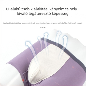 Férfi modal boxer, középmagas derék, légáteresztő, nyomtatott mintákkal, 90–95% modal anyag