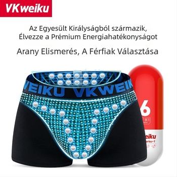 Vkweiku Modal férfi boxeralsó, középmagas derekú, U-formájú zseb