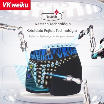 Vkweiku Modal férfi boxeralsó, középmagas derekú, U-formájú zseb