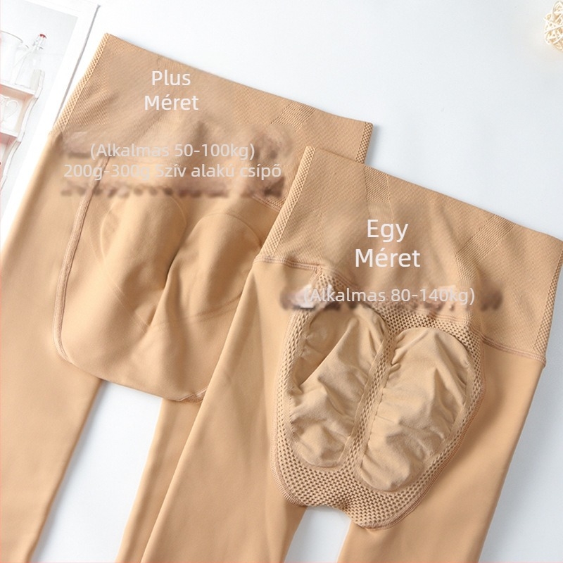 Nylon vastag meleg harisnya, egyszínű mintázat, All-in-One stílus