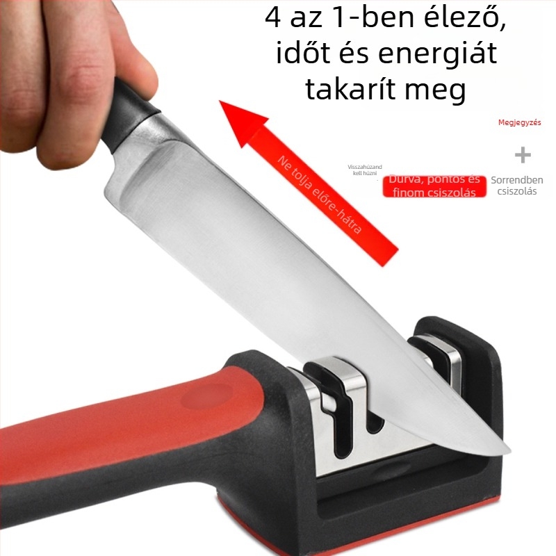 Háztartási késélező, kemény ötvözet, 1 darabos szerszámkészlet, késekre
