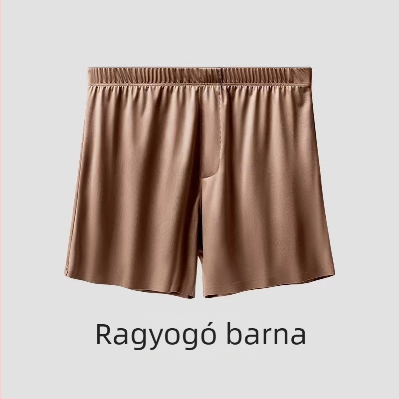 Férfi boxer rövidnadrág, lélegző kötött nejlonból, középmagas derékvonal; anyag 61–70D, nejlon tartalom 70–80%
