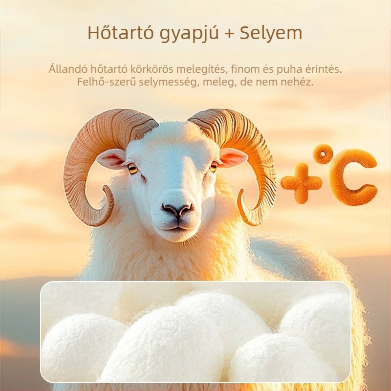 Magas derekú termikus nadrág lányoknak hasvédővel, gyapjú-selyem keverékből, vastagabb kivitel tiniknek.