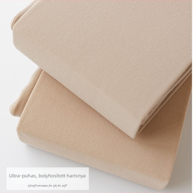 Nylon harisnyanadrág fleece-béléssel, fenékemelés funkcióval, vastagabb, minden szezonra