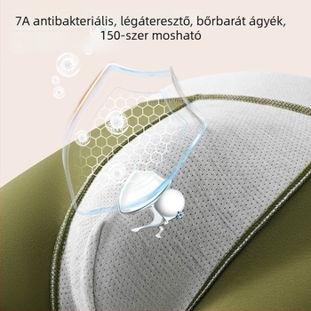 Férfi pamut boxeralsó grafén antibakteriális tulajdonságokkal, légáteresztő, plusz méret