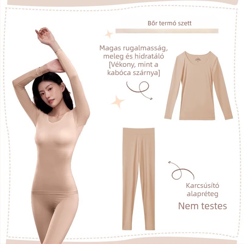 7A Hialuronsavas Bázis Készlet 2.0 – Ultra-vékony belső ruházat ősz-télre, meleg, antistatikus, anti-piling, testformázás