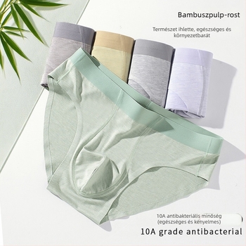Bambuszrostból készült férfi alsónemű, 2025-ös modell, antibakteriális, légáteresztő sportos alsónemű camo mintával