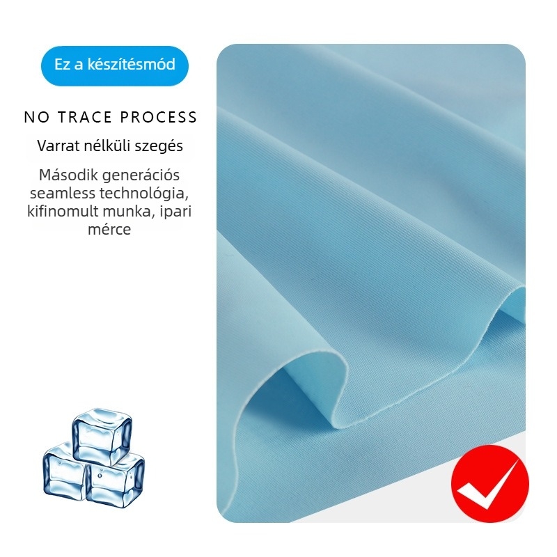 Férfi légáteresztő nylon boxeralsó, középmagas derekú fazon, kötött anyag, egyszínű, nylon-tartalom 70–80%