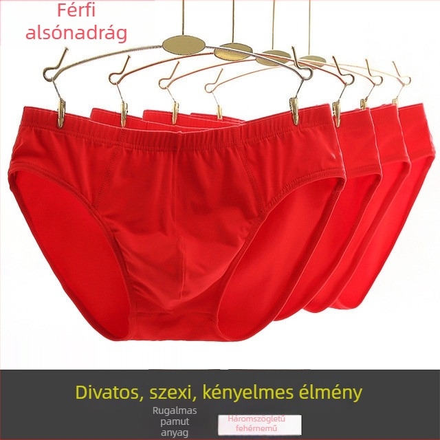 100% pamut férfi alsónemű, lélegző, lazán szabott, középmagas derekú, plusz méret