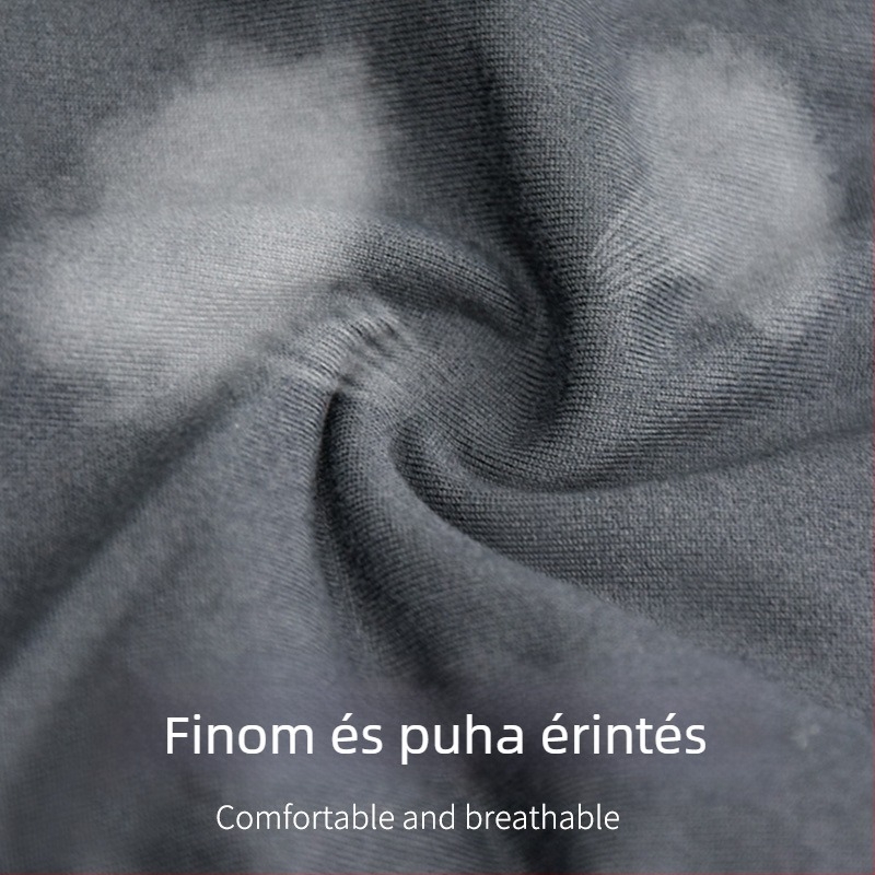Férfi középmagas derekú alsónemű ice silk anyagból, lélegző és divatos