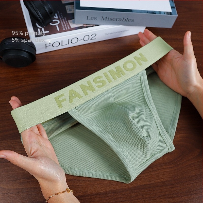 Férfi pamut alsónemű, lélegző, középmagas derék, szövött anyag, 95–100% pamut, ágyék rész spandex
