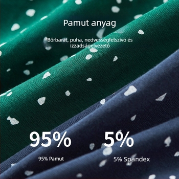 Férfi boxerek, virágos mintázat, pamut 90-95%, légáteresztő, középmagas derekú