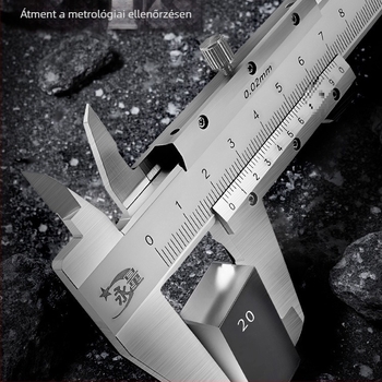 Rozsdamentes acél Vernier tolómérő, nagy pontosságú ipari osztály