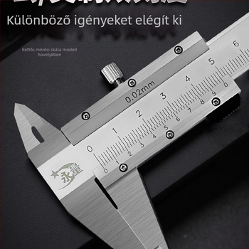 Rozsdamentes acél Vernier tolómérő, nagy pontosságú ipari osztály
